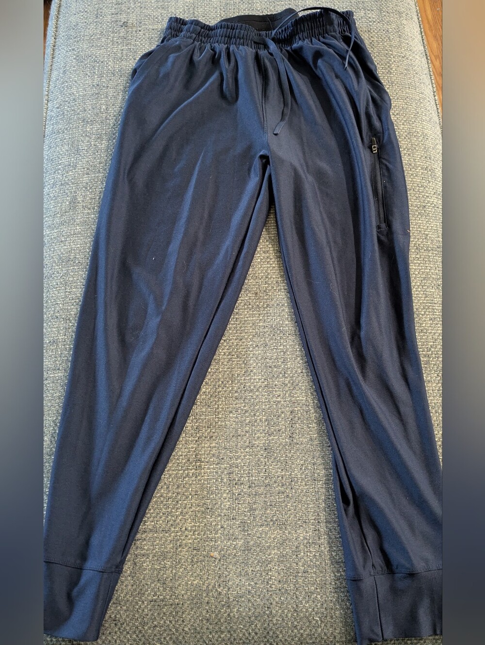 Men's Navy Athletic Jogger Pants